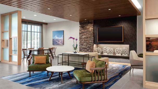 Fairfield Inn Victorville lobby lounge