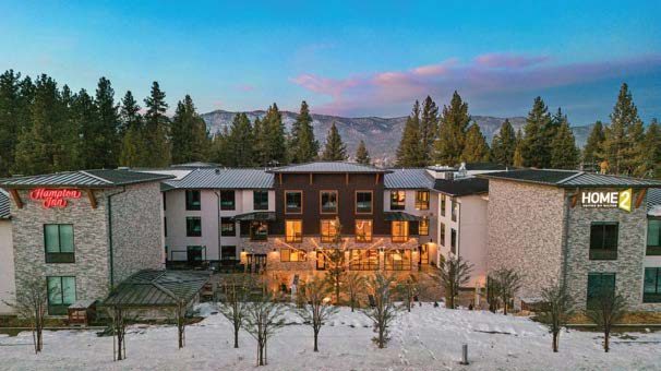 Hampton Inn and Home2 Suites dual-brand exterior, Big Bear
