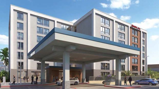 Hampton Inn Los Angeles Airport exterior