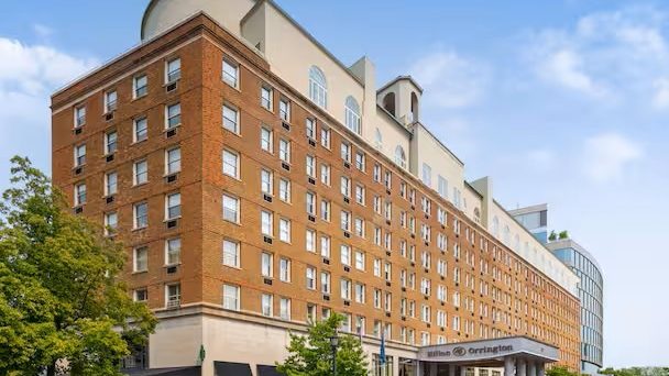 Hilton Orrington exterior, Evanston